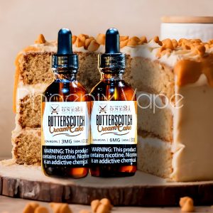 Butter Scotch Cream Cake 80V - District One 21 FreeBase 60ML (Bản thủy tinh)