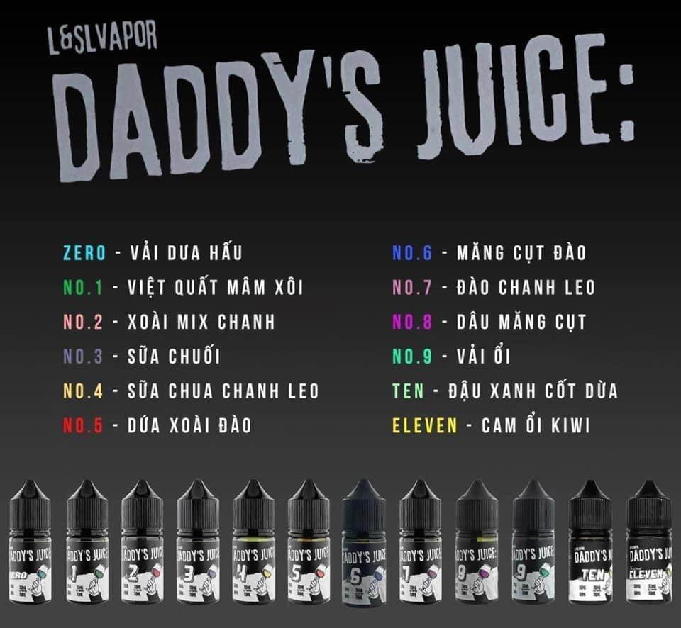 Daddy s Juice SaltNic 50MG 30ML Phoenix Vape Shop Vape Đà Nẵng Pod system Tinh dầu vape